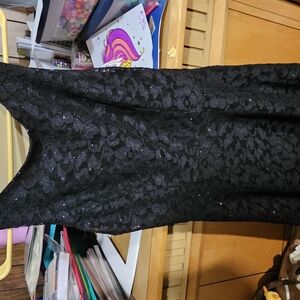 Kohl's Black Lace Dress